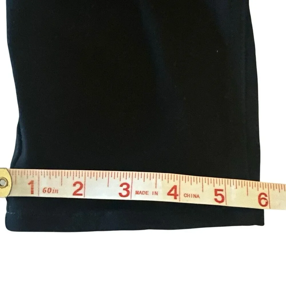 Arizona black denim like cotton blend jeans Juniors size 11 - Picture 7 of 8